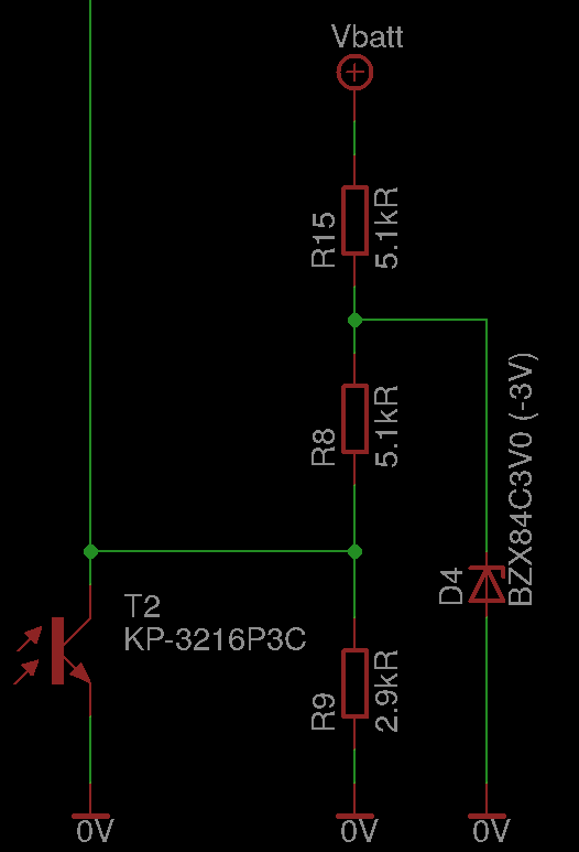 voltage divider with Zener's diode